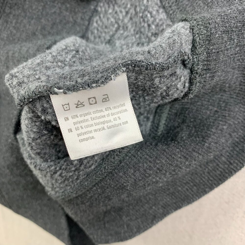 Tentree Mens Sweater Small Gray Juniper Hoodie Pullover Organic Cotton Outdoor - Picture 8 of 9